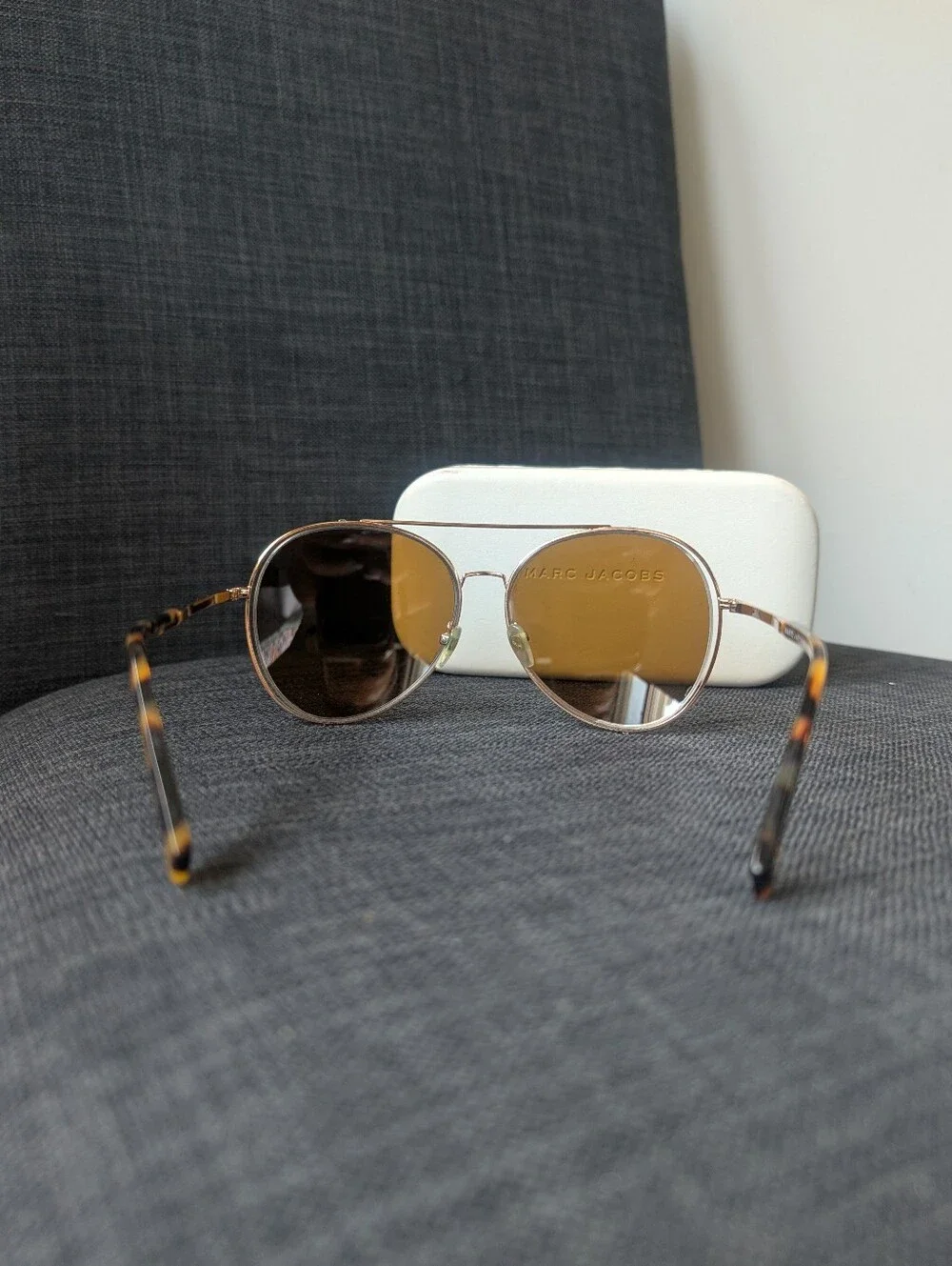 Marc Jacobs Men's Aviator Sunglasses - Brown